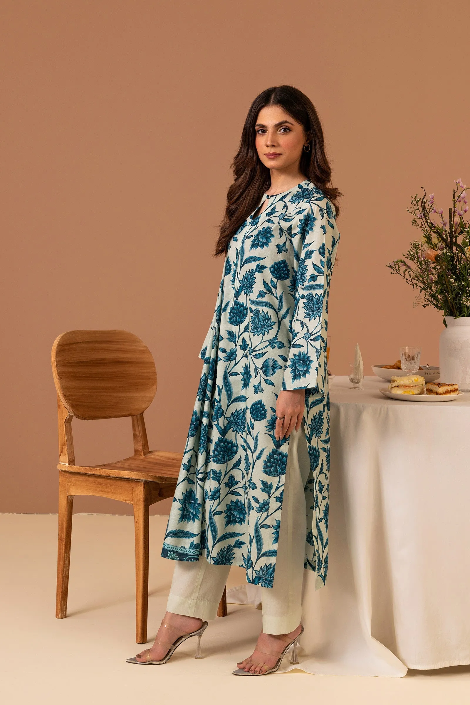 2 PC Printed Suit (Unstitched)