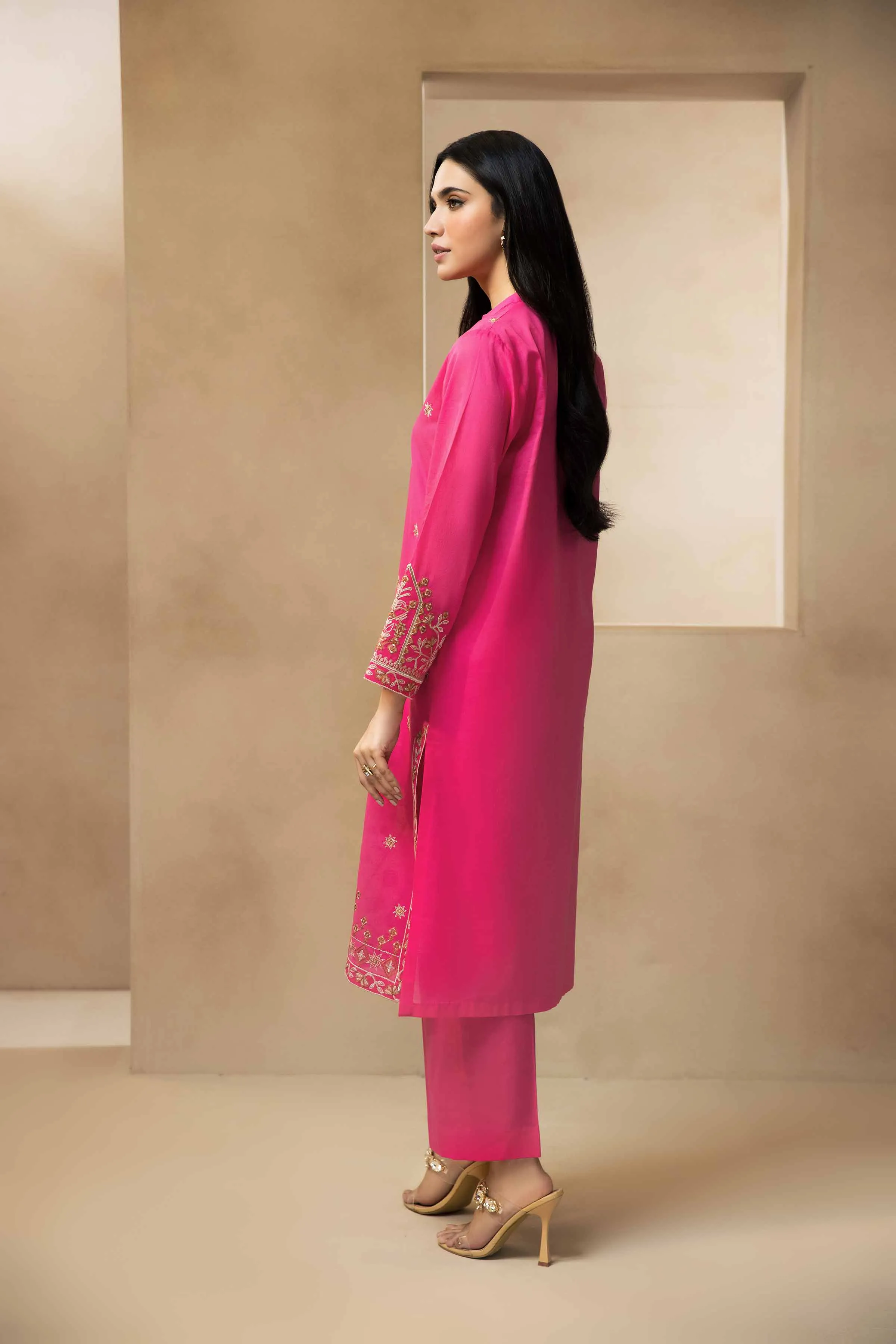 2 Piece - Dyed Embroidered Suit - 42301018