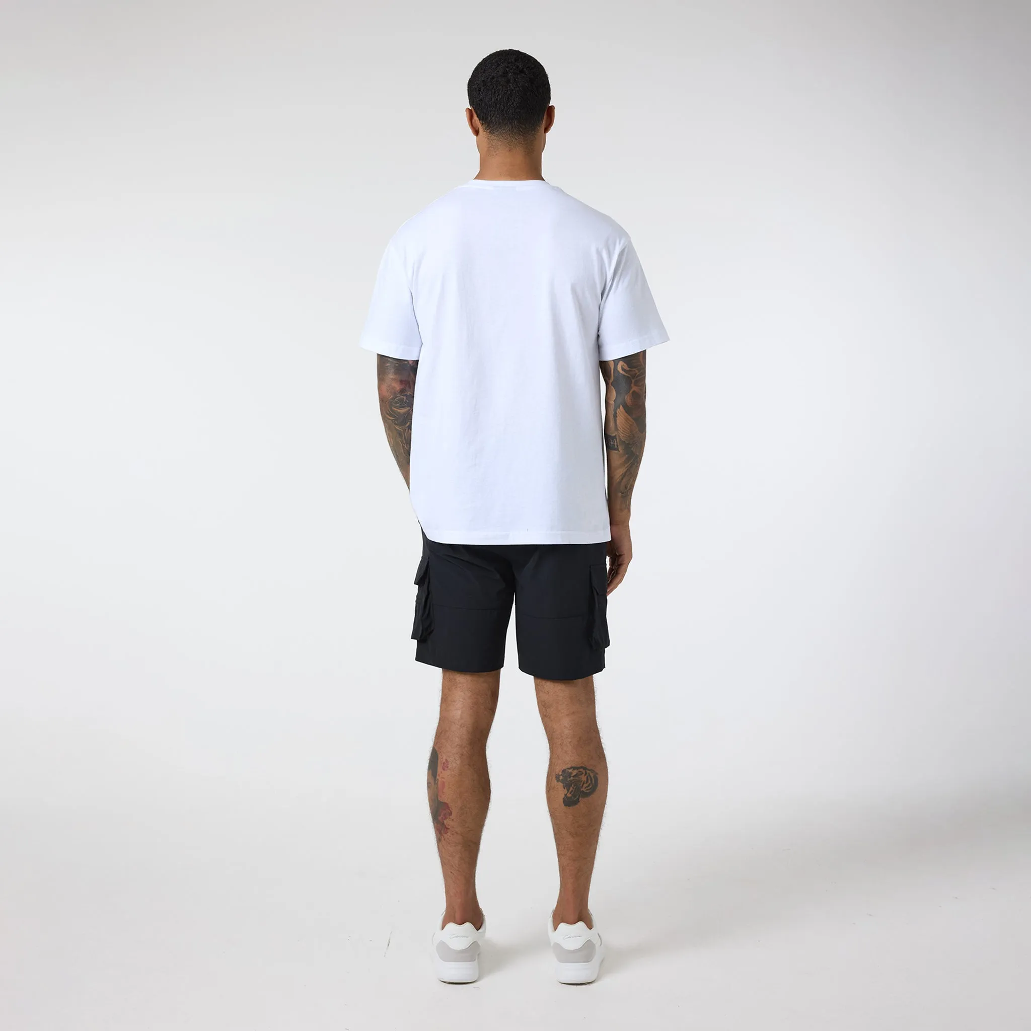 3-Pack Relaxed Fit T-Shirts | Dark Grey/Stone/White