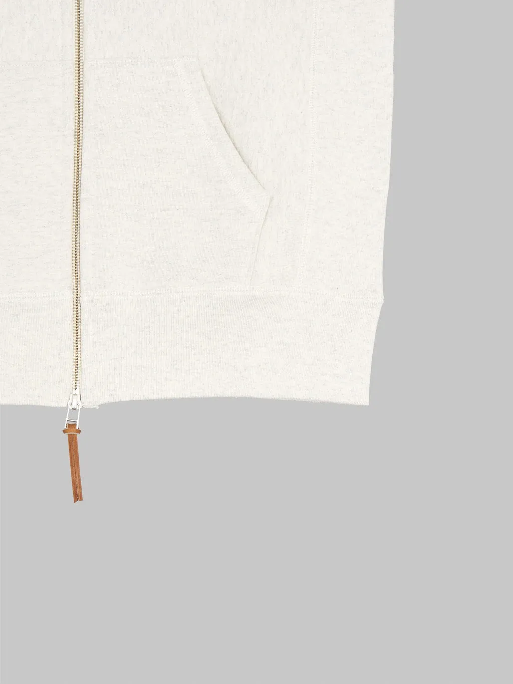 3sixteen Heavyweight Zip Hoody Oatmeal