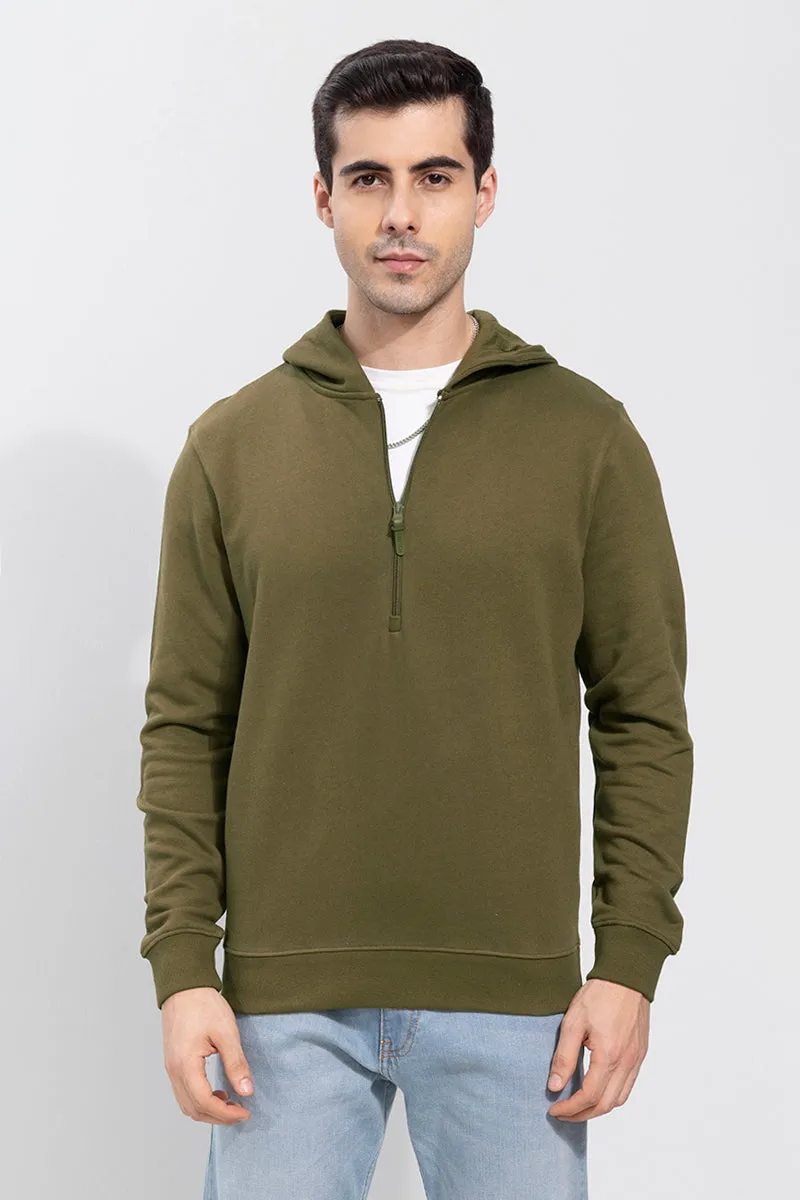 Active Olive Hoodie