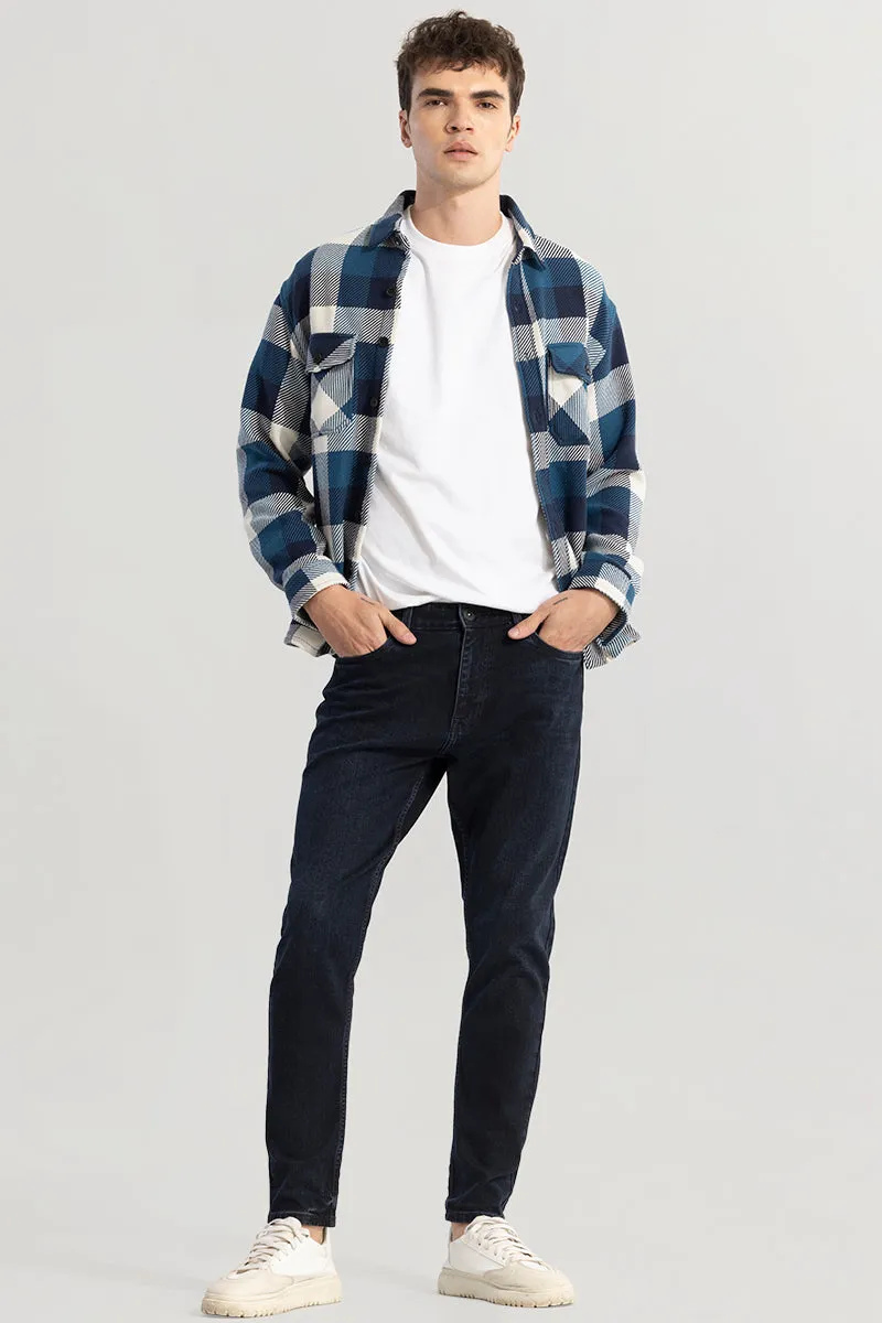 Ankylo Navy Blue Skinny Fit Jeans