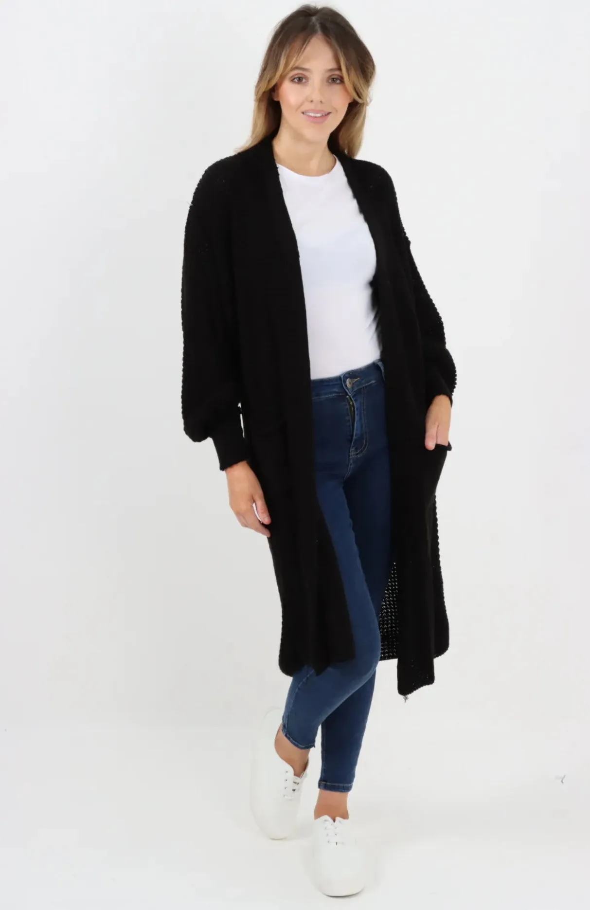 Anne   Kate Oversized Chunky Knitted Cardigan