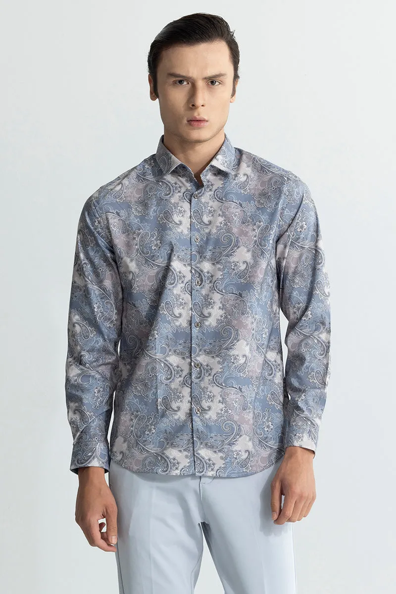 Antic Paisley Grey Shirt