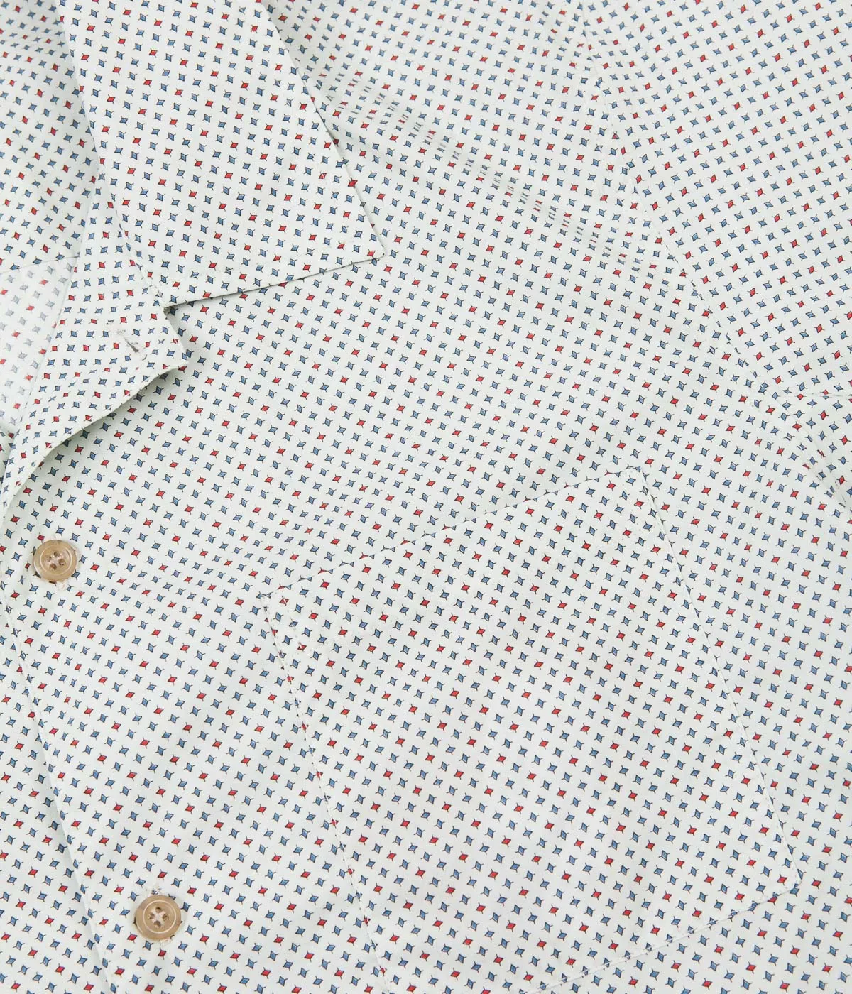 A.P.C. Michael Short Sleeve Shirt - Egg Shell