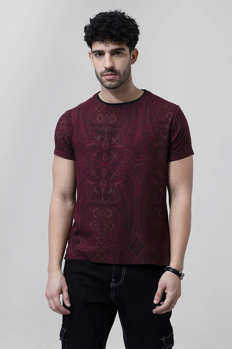 Artic Paisley Red T-Shirt