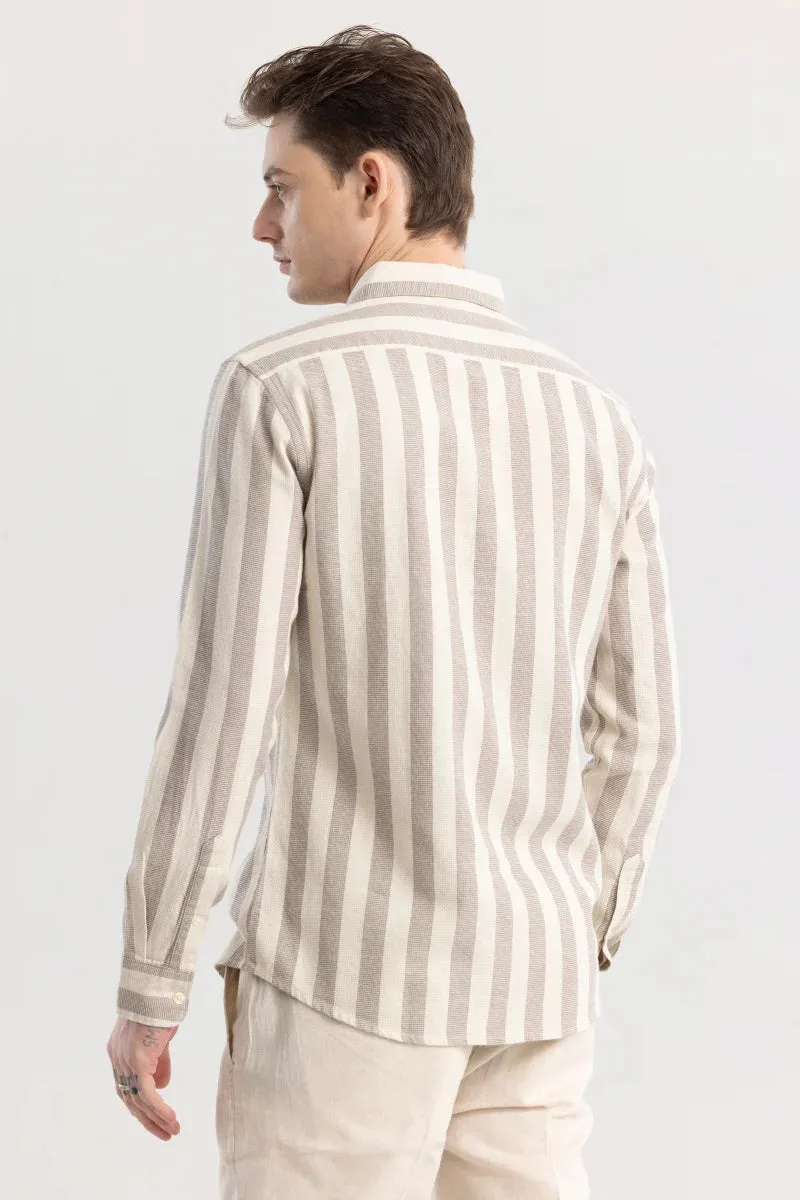 Aurora Grey Stripe Shirt