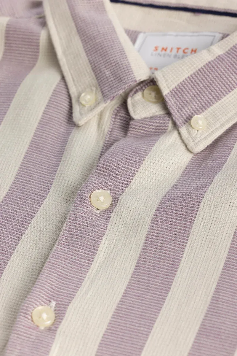 Aurora Lavender Stripe Shirt