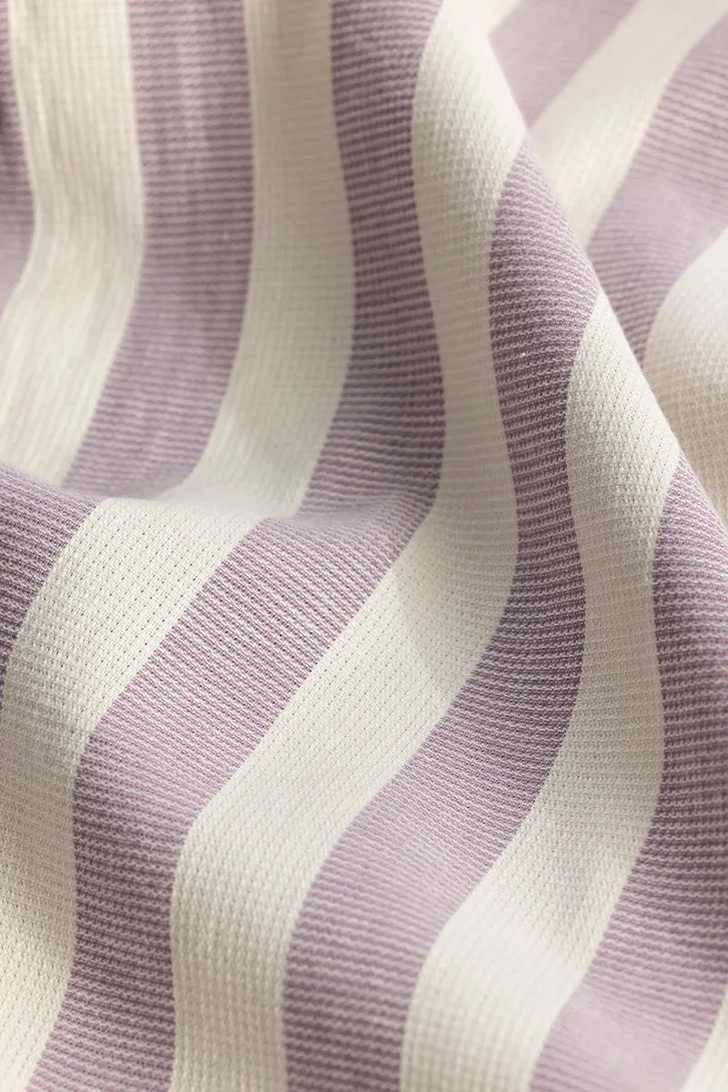 Aurora Lavender Stripe Shirt