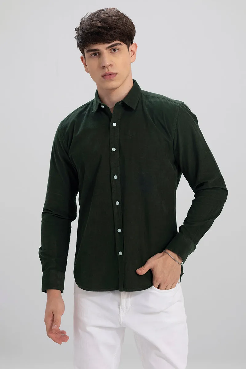 Authentic Olive Corduroy Shirt