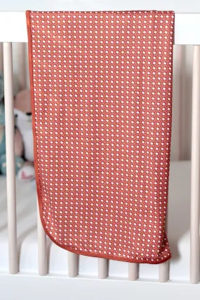 Baby Swaddle - Texas - Orange & White