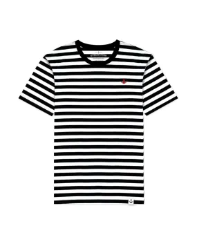 Basic Stitch T-Shirt (BW Stripes)