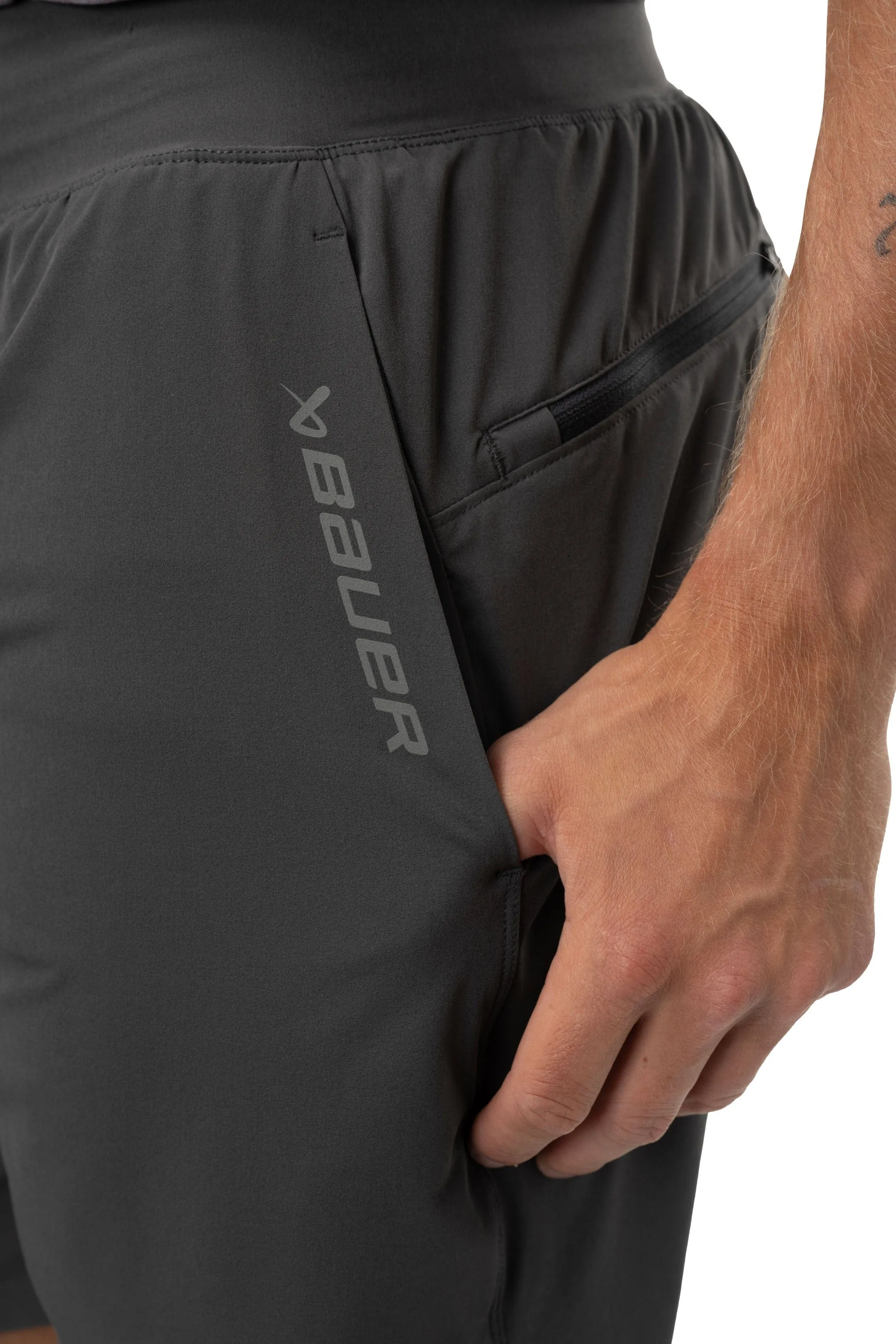 Bauer FLC Core Training Shorts - Grey