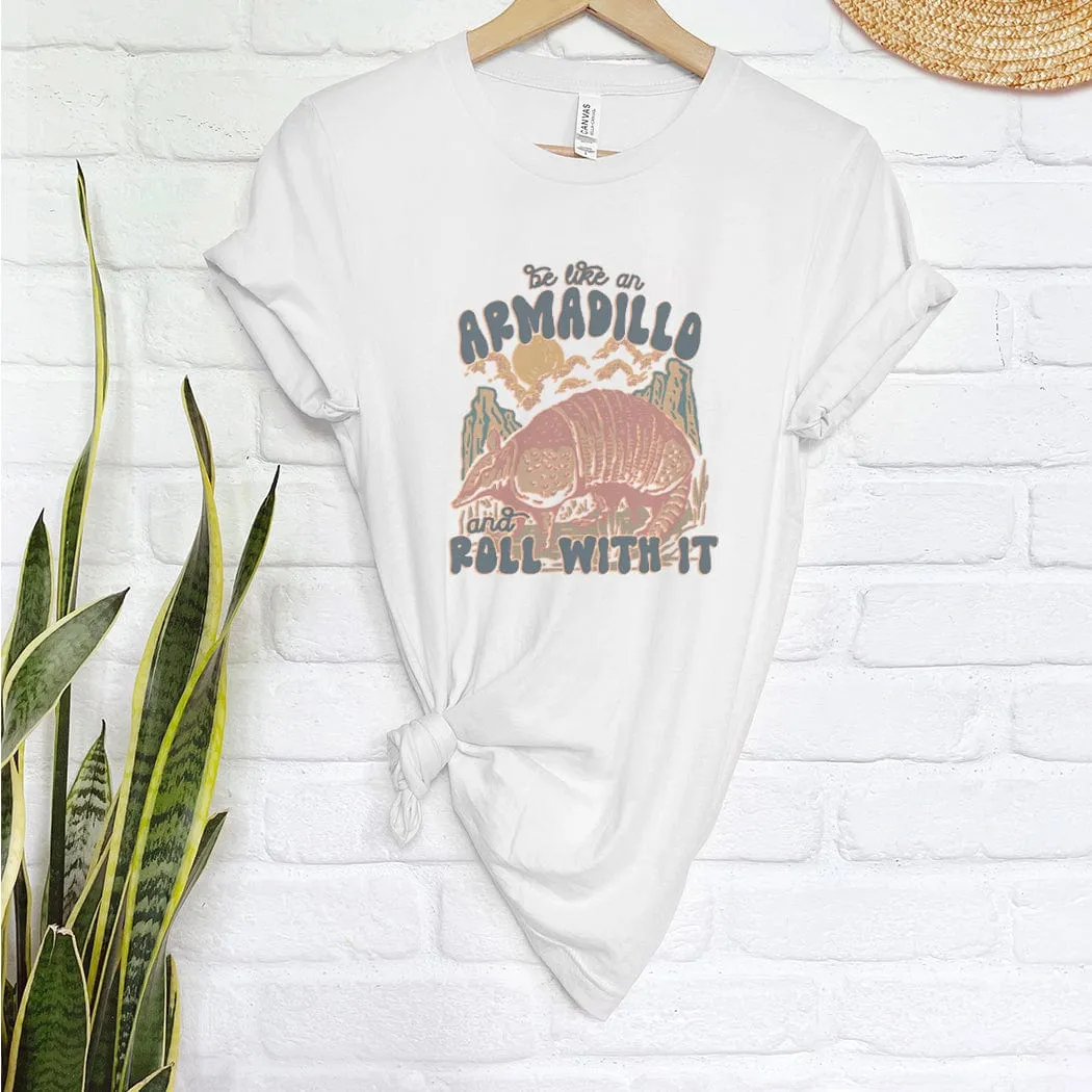 Be An Armadillo Western Graphic T-Shirt - WE199