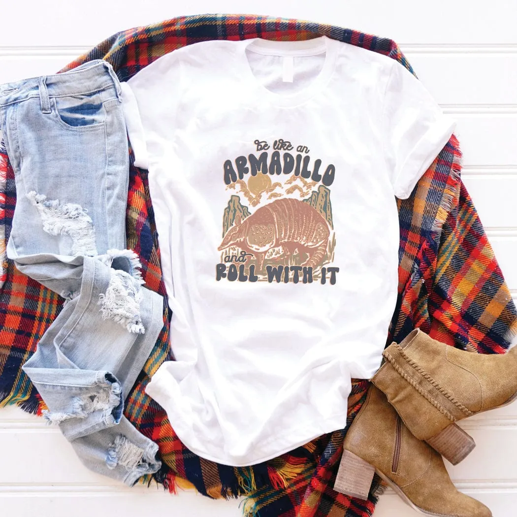 Be An Armadillo Western Graphic T-Shirt - WE199