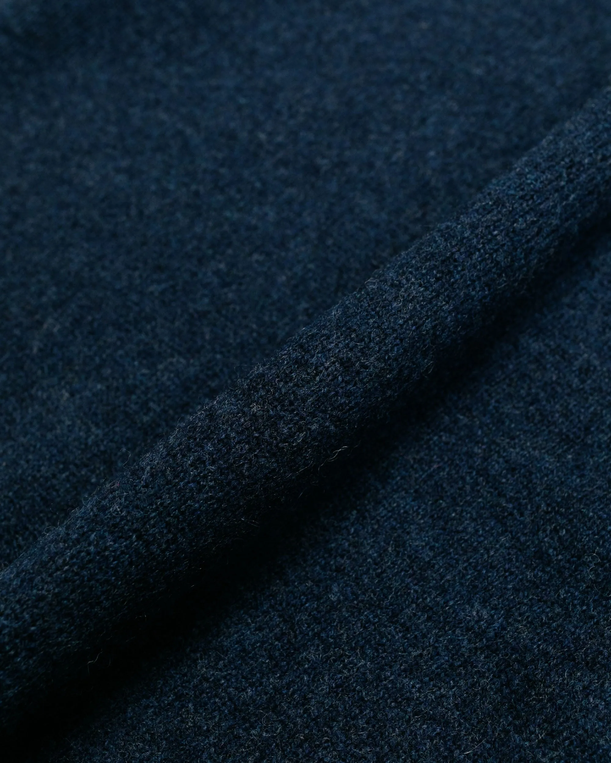 Beams Plus Knit Polo 9G Navy