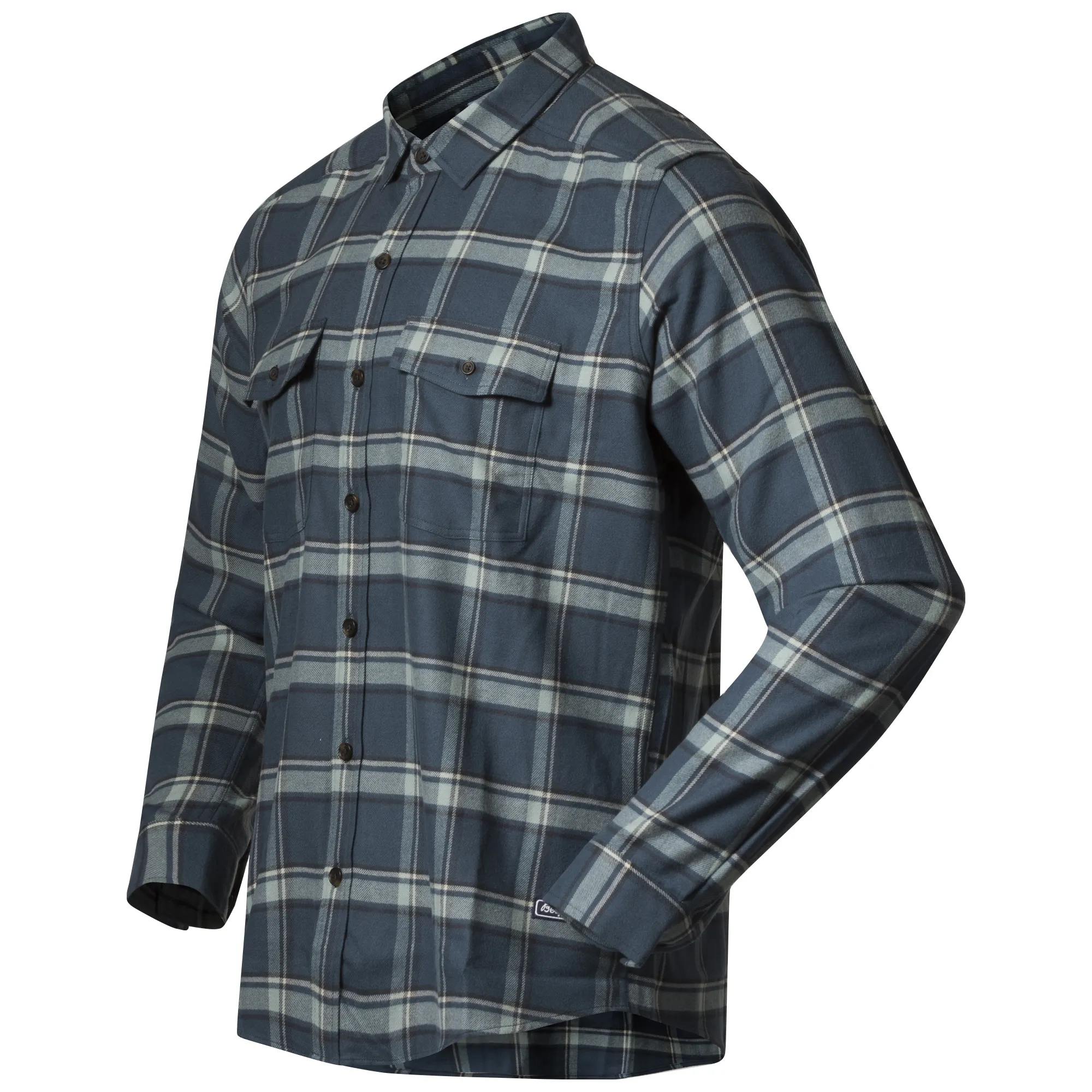 Bergans Men&#x27;s Tovdal Shirt Orion Blue/Misty Forest Check | Buy Bergans Men&#x27;s Tovdal Shirt Orion Blue/Misty Forest Check here | Outnorth