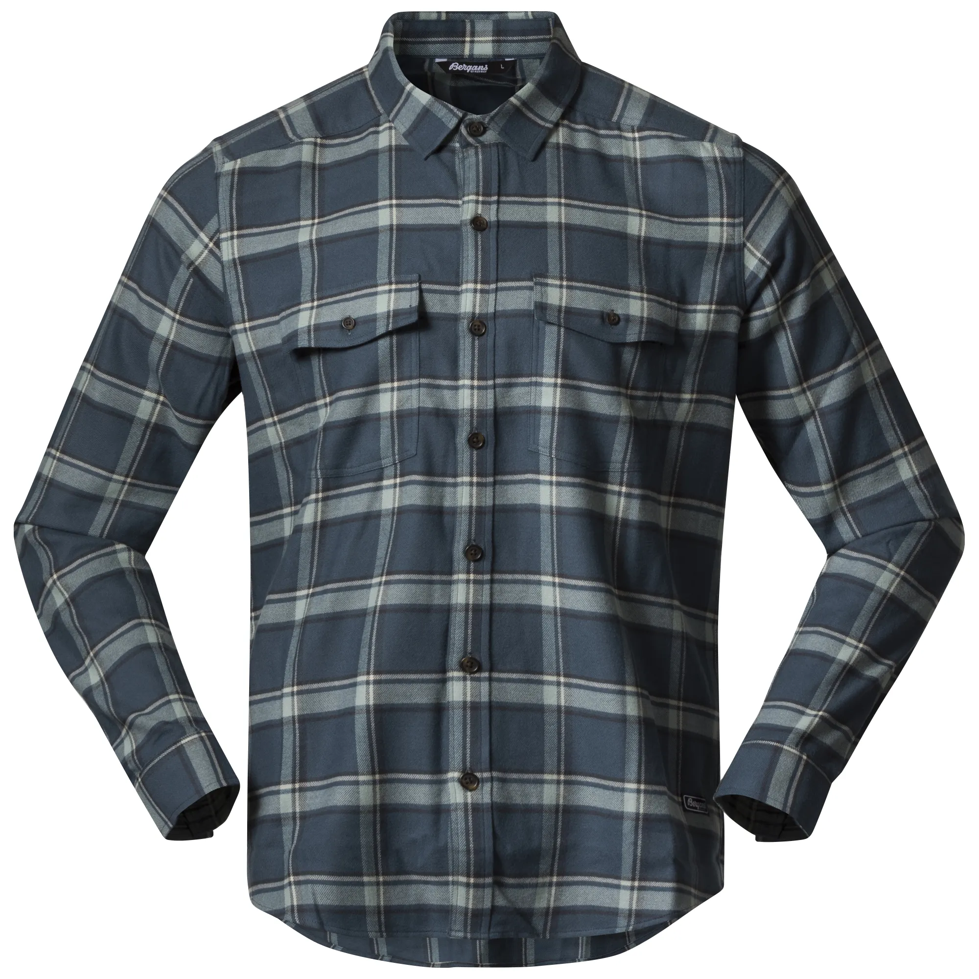 Bergans Men&#x27;s Tovdal Shirt Orion Blue/Misty Forest Check | Buy Bergans Men&#x27;s Tovdal Shirt Orion Blue/Misty Forest Check here | Outnorth