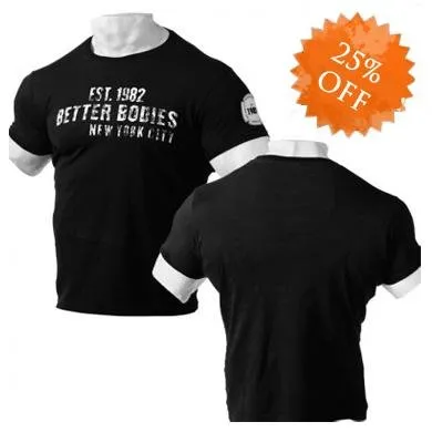 Better Bodies Graphic Logo Tee - Black