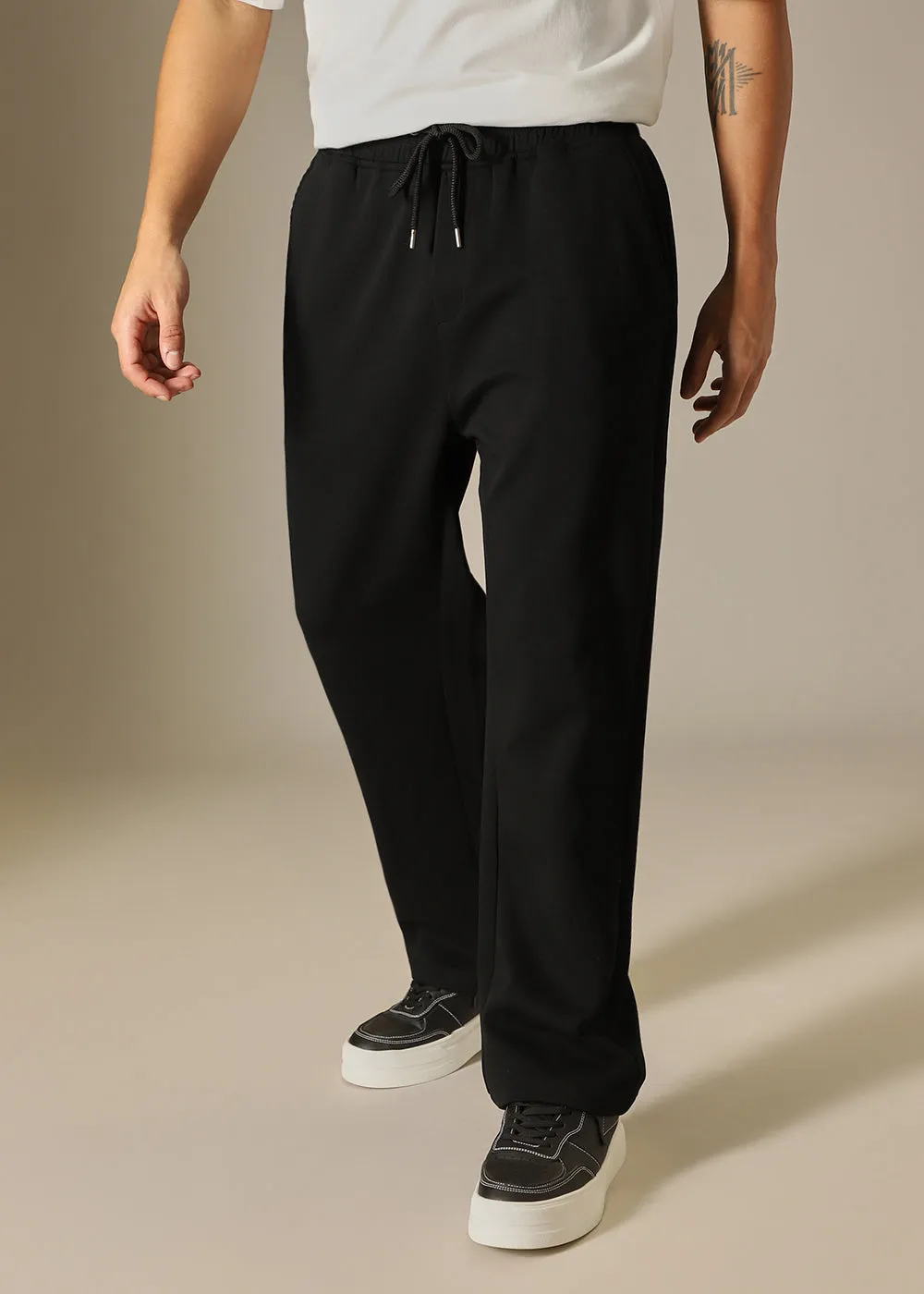 Black Loose Fit Trouser