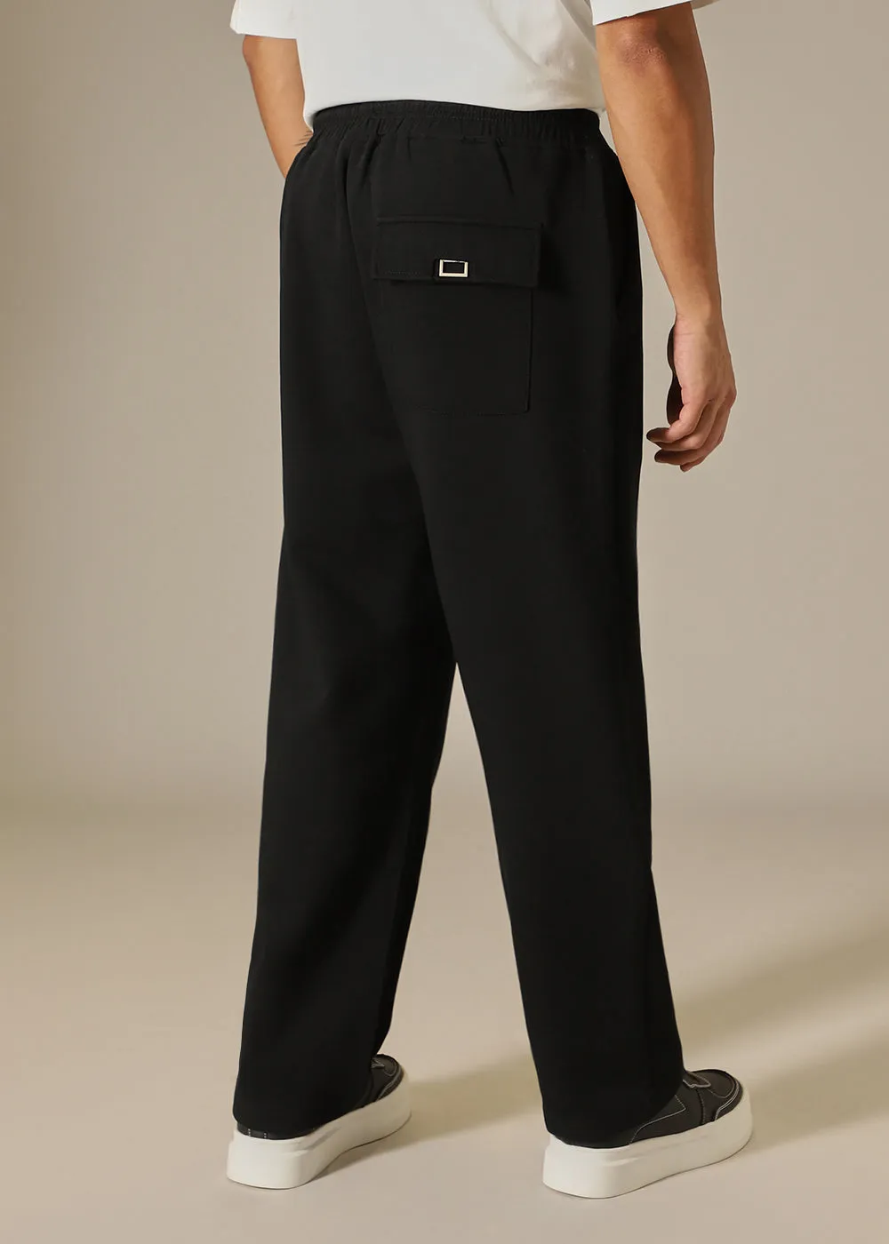 Black Loose Fit Trouser