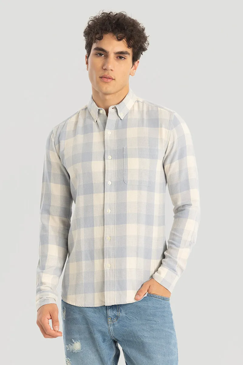 Blue Gingham Checks Shirt