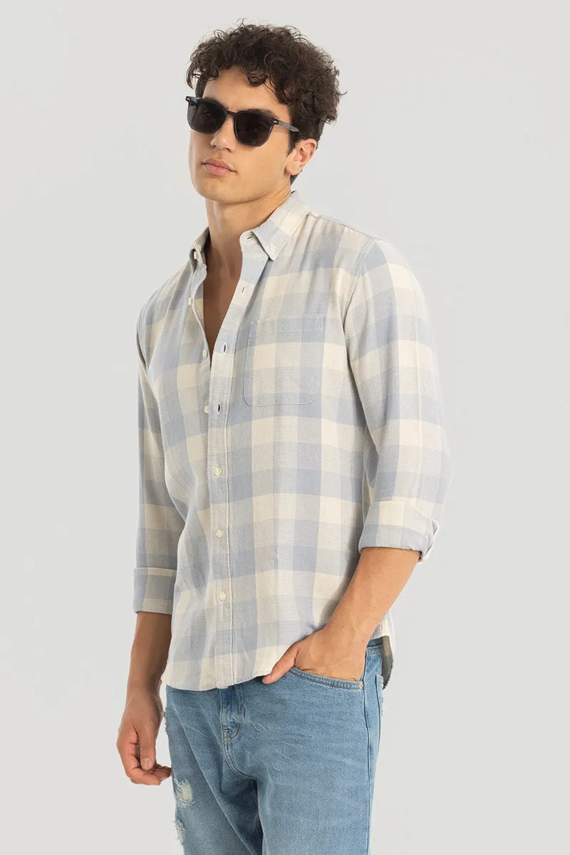 Blue Gingham Checks Shirt