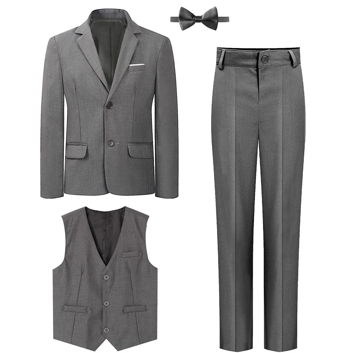 Boy 7-12Y Blue Wedding Formal Gentleman 3pc Sets