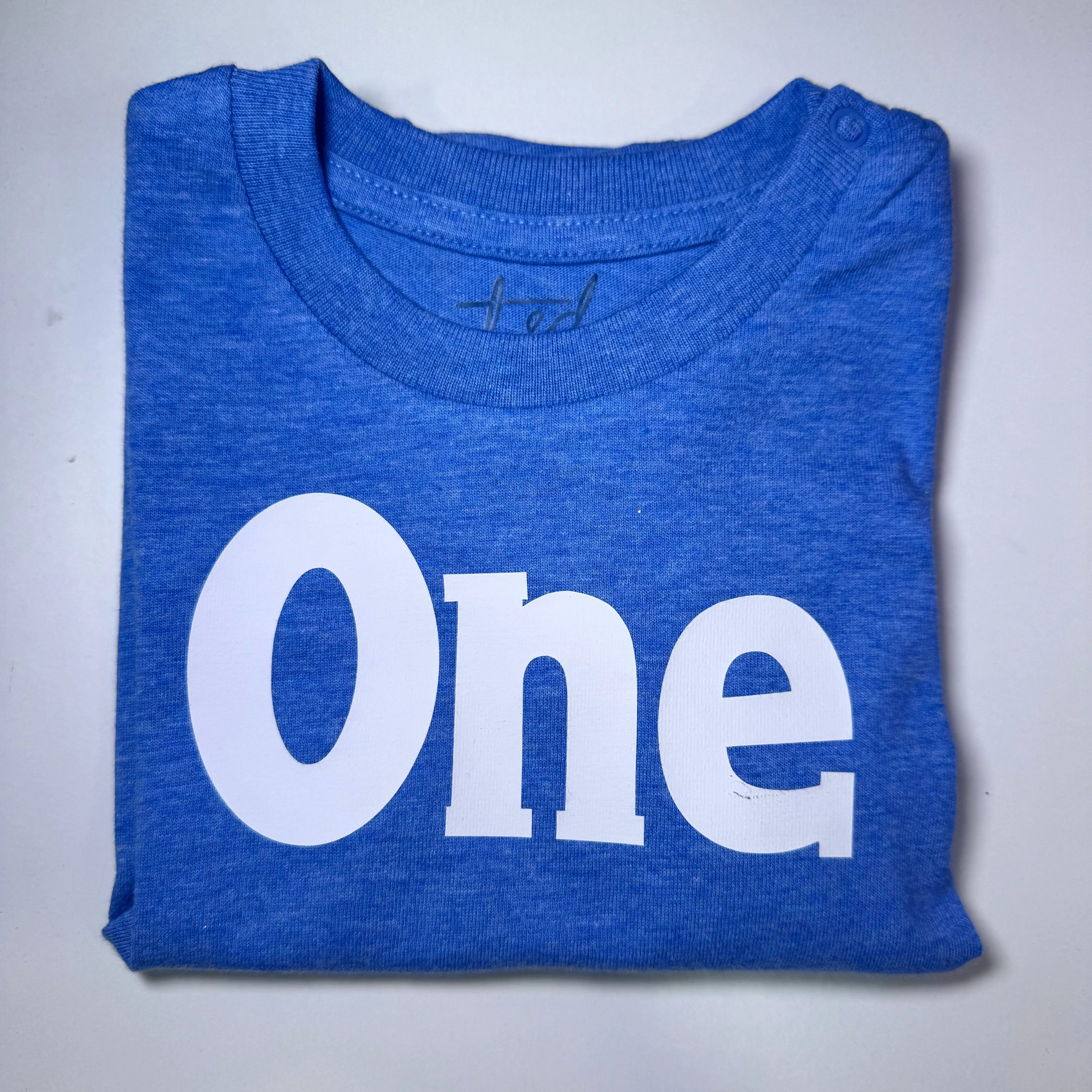 Boys Blue Birthday T-Shirt Select Age