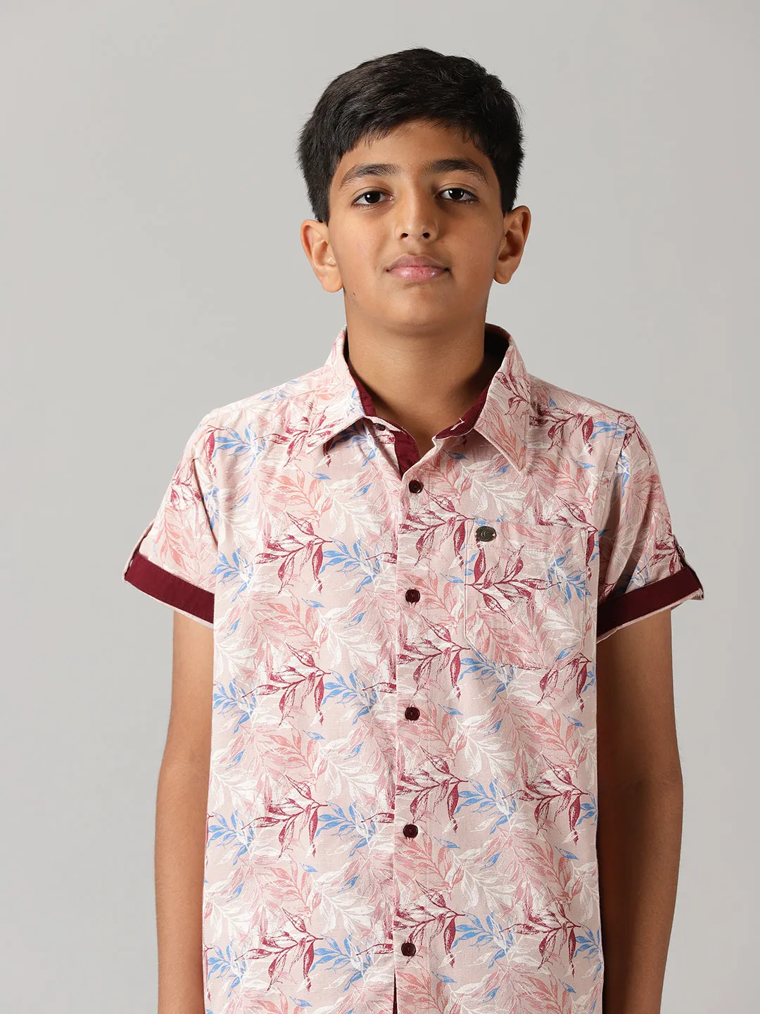 Boys Half Sleeve Printed Shirts