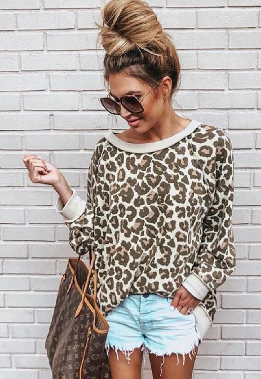 Brooke Leopard Sweatshirt