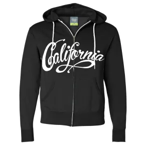 California Beach Script Zip-Up Hoodie