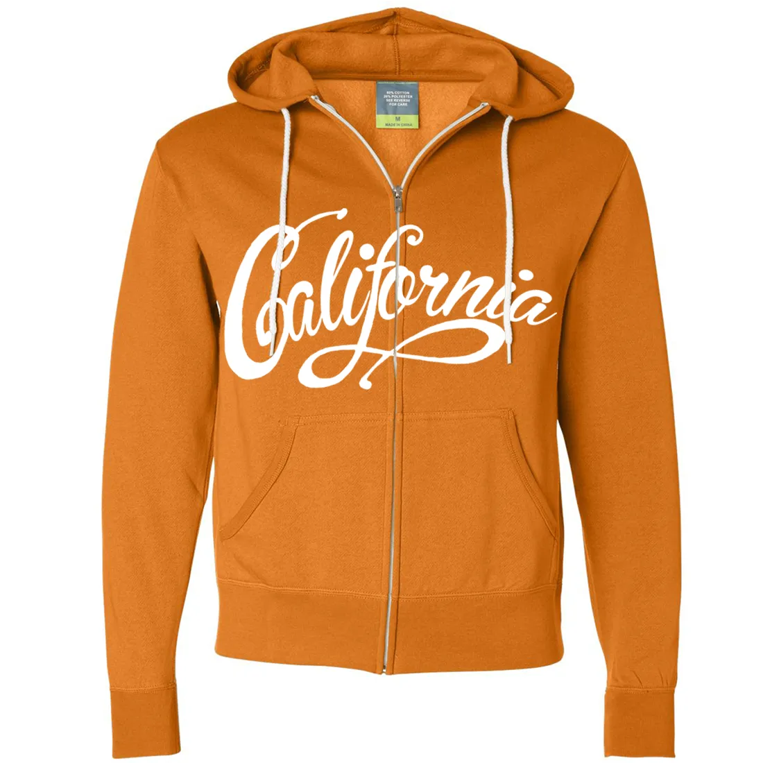 California Beach Script Zip-Up Hoodie