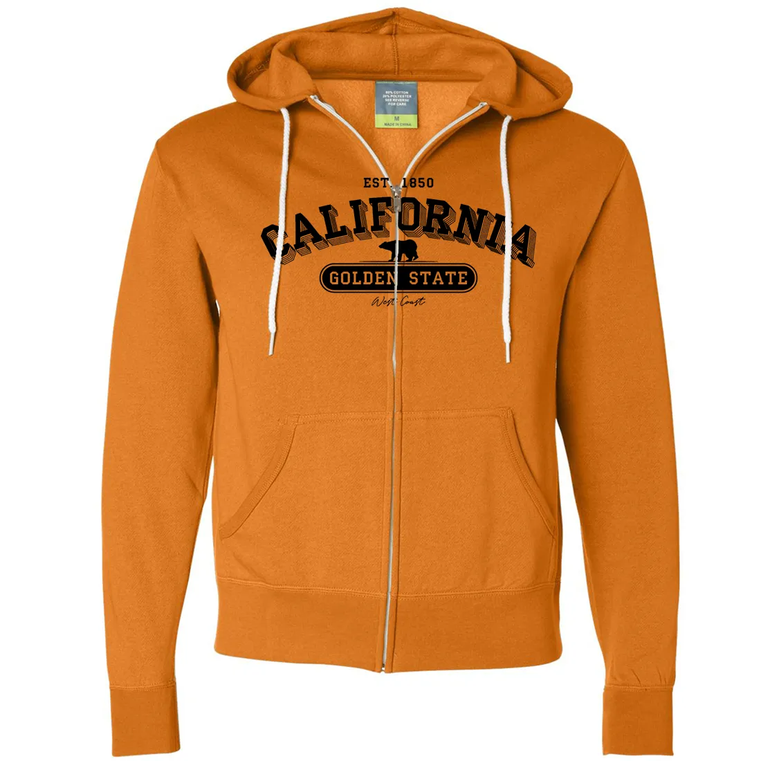 California Golden State 1850 Zip-Up Hoodie