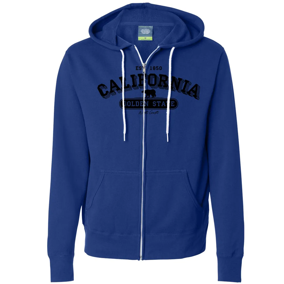 California Golden State 1850 Zip-Up Hoodie