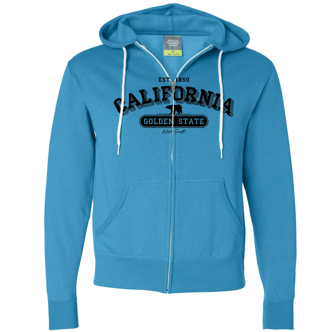 California Golden State 1850 Zip-Up Hoodie