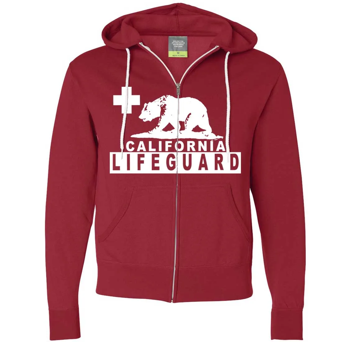 California Lifeguard Zip-Up Hoodie