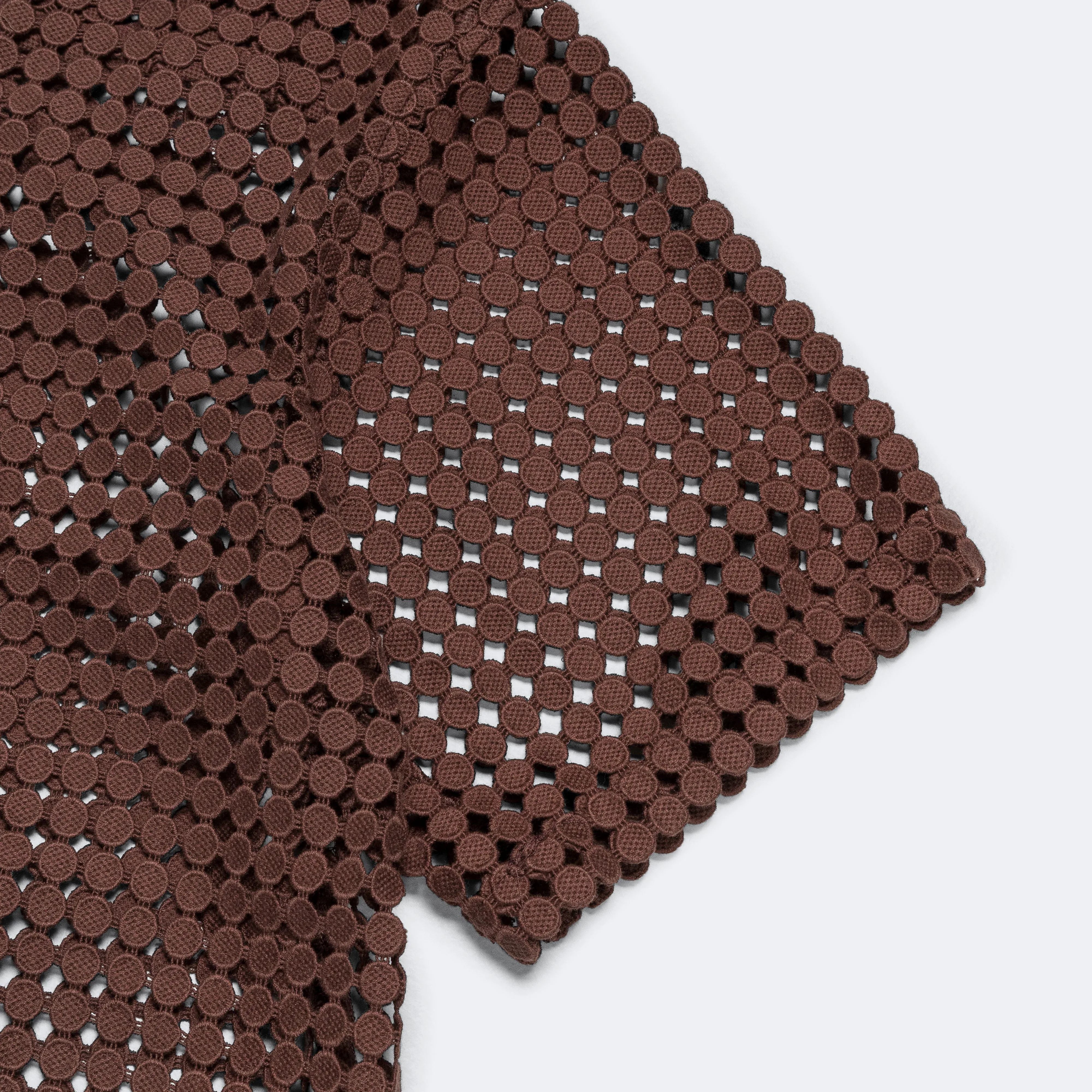 Camp Shirt Lace - Brown