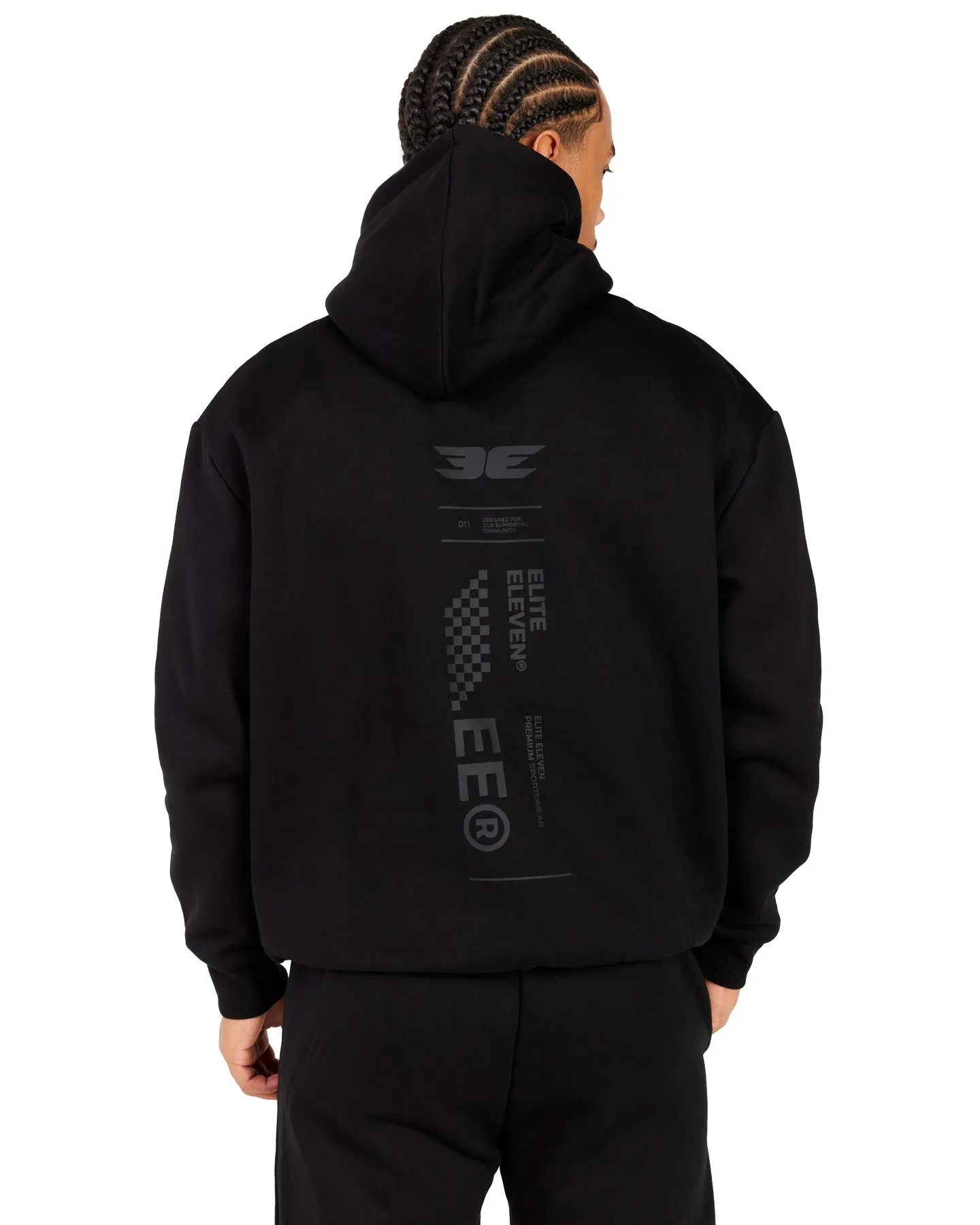 Capital V2 Hoodie - Black / Black