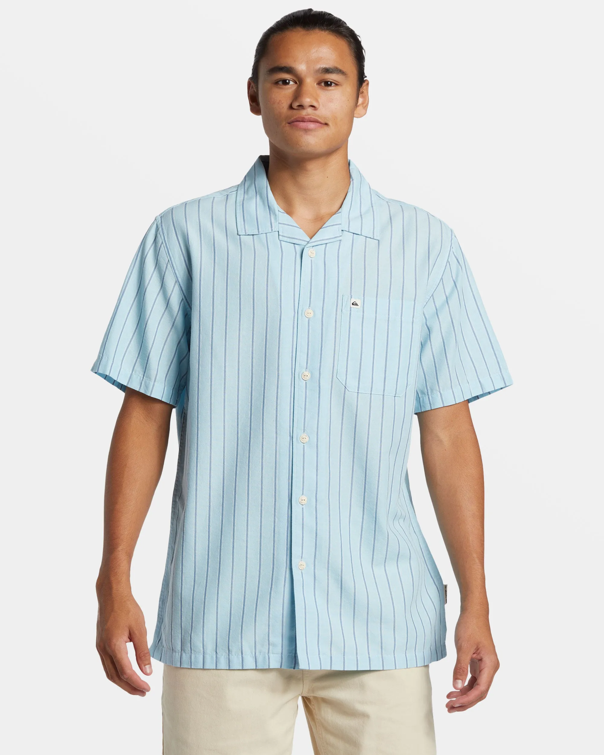 Casa Casual Short Sleeve Shirt - Airy Blue Casa Ss