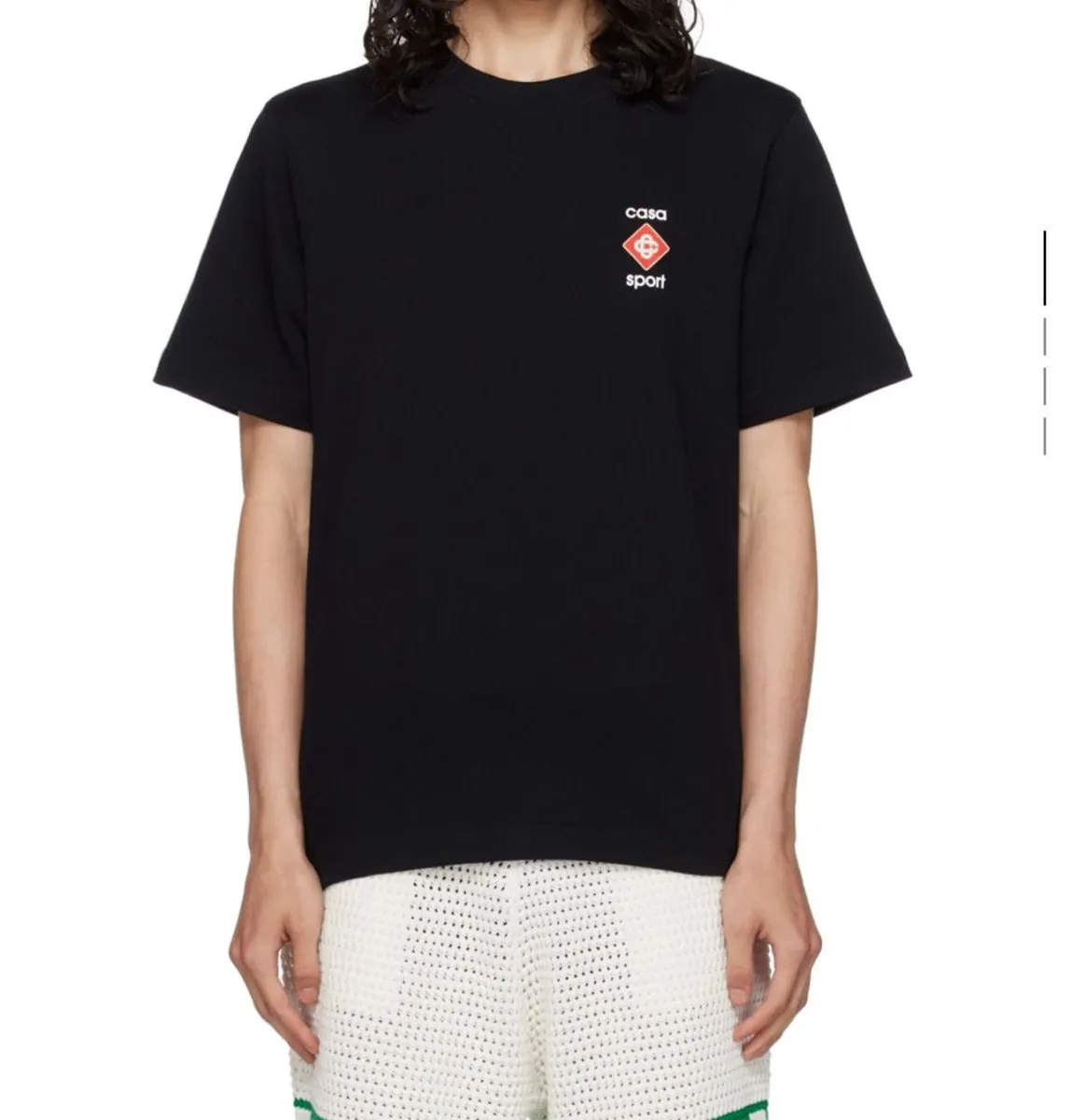 Casablanca SSENSE Exclusive Black Casa Sport T-shirt