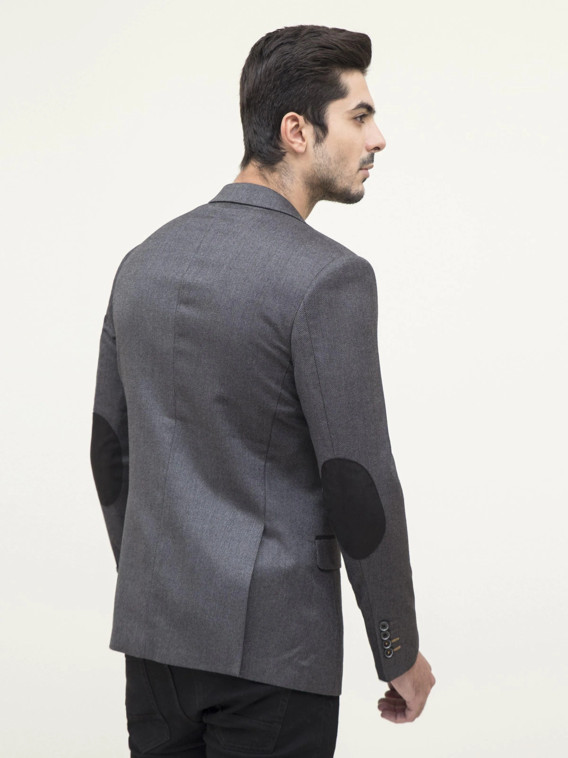 CASUAL COAT SLIM FIT DARK GREY