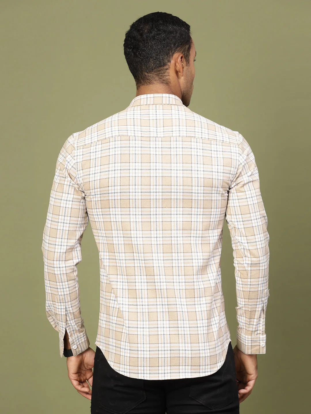 Checked Cotton Utility Shirt