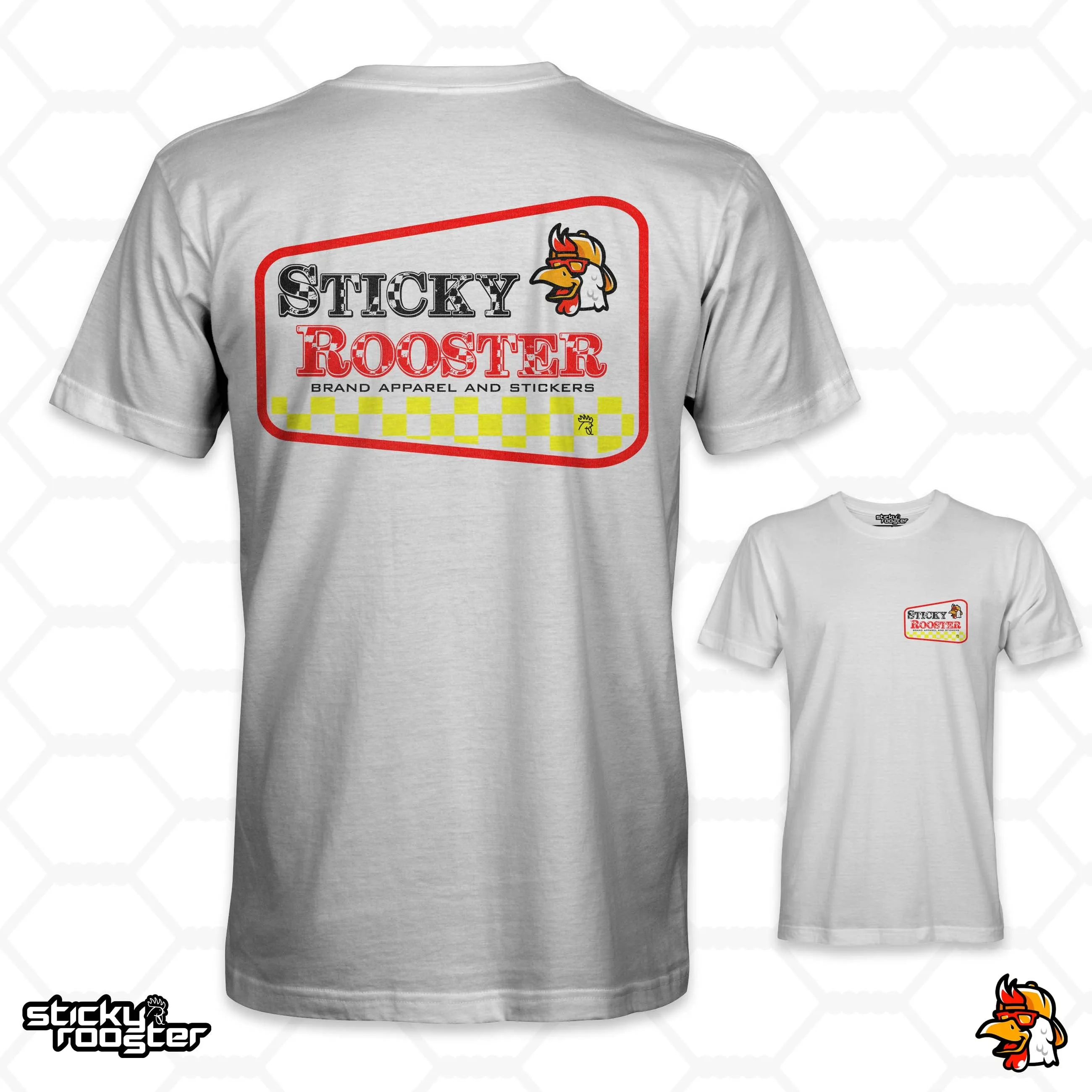 Checkerboard StickyRooster shirt