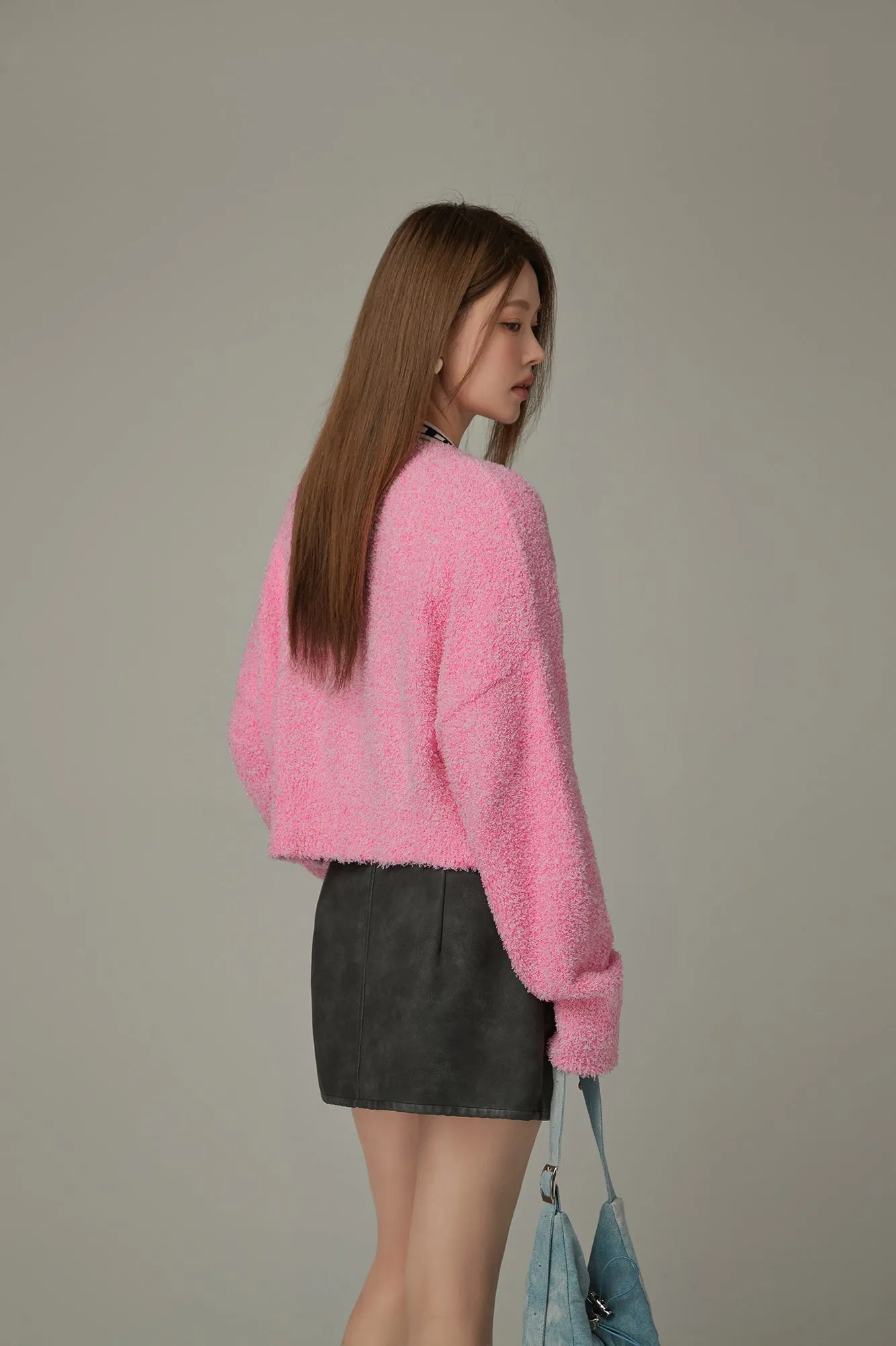 Cherry Crop Knit Sweater