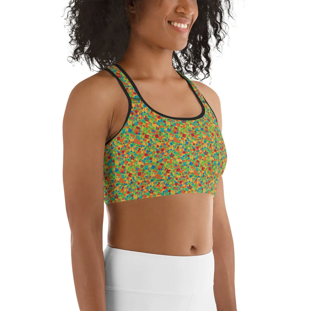 Confetti Sports bra  XS - 2XL