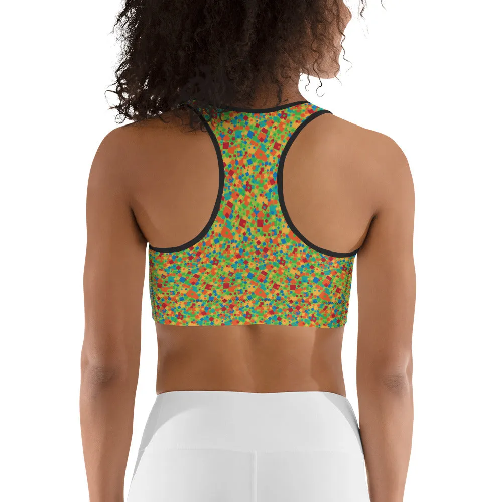 Confetti Sports bra  XS - 2XL