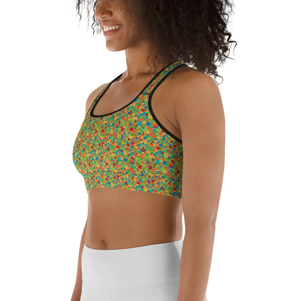 Confetti Sports bra  XS - 2XL