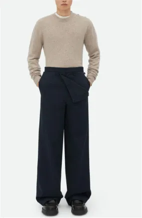 COTTON TWILL TROUSERS