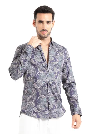 Digitalis Paisley Printed Shirt